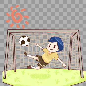 踢足球的儿童图片素材免费下载