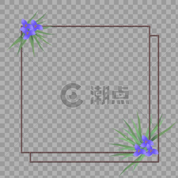 花卉边框图片素材免费下载