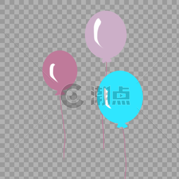 漂浮气球元素图片素材免费下载