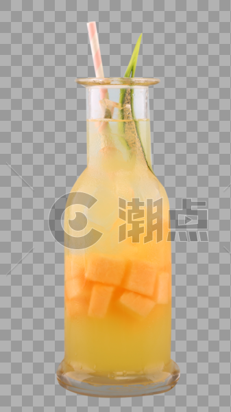 夏日冰品芒果饮料图片素材免费下载