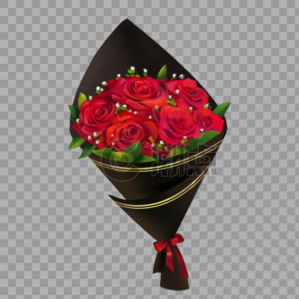 节日玫瑰花束素材图片素材免费下载
