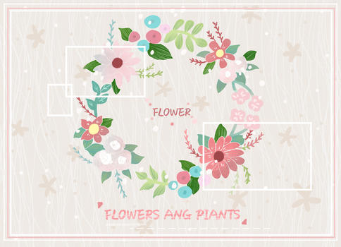 花卉花环图片素材免费下载