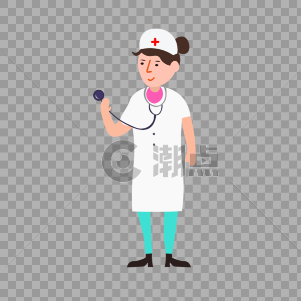 护士卡通人物图片素材免费下载