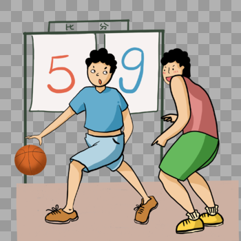 打篮球比赛图片素材免费下载