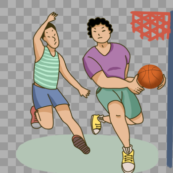 打篮球上篮的男孩图片素材免费下载
