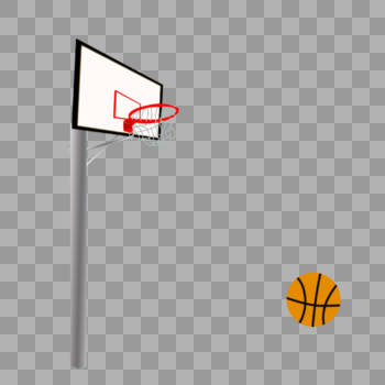 篮球篮框图片素材免费下载