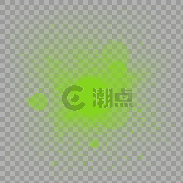 绿色光效光圈图片素材免费下载