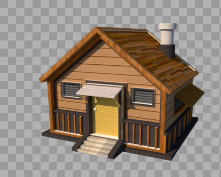 3D房子图片素材免费下载
