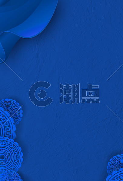 蓝色中国风背景图片素材免费下载
