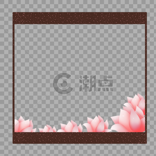 花卉边框图片素材免费下载