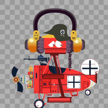 一战类型玩具小飞机图片素材免费下载