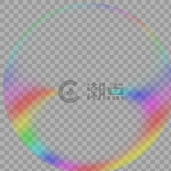 彩色圆形光效图片素材免费下载