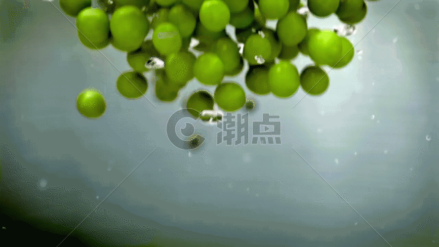 水果落水GIF图片素材免费下载