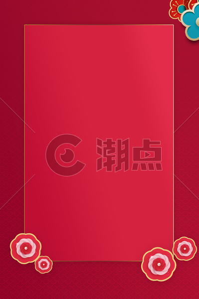 红色中国风背景图片素材免费下载