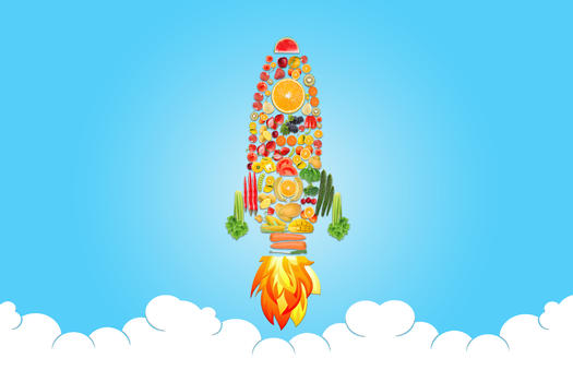 水果蔬菜火箭图片素材免费下载
