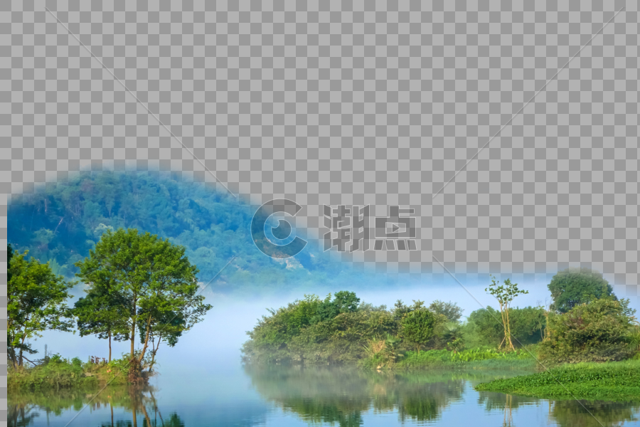 湖面风景图片素材免费下载