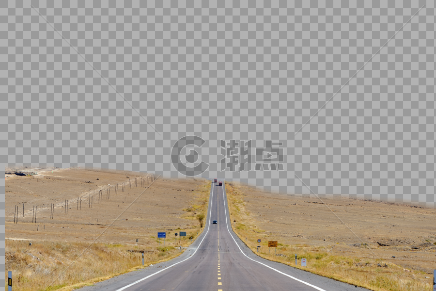 荒漠中的公路图片素材免费下载