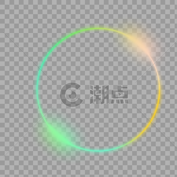 彩色光圈光效图片素材免费下载