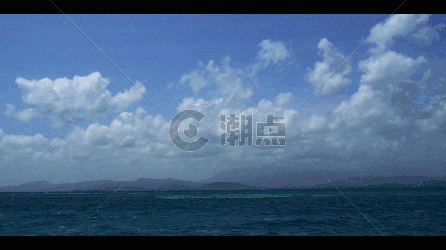 广阔海面GIF图片素材免费下载