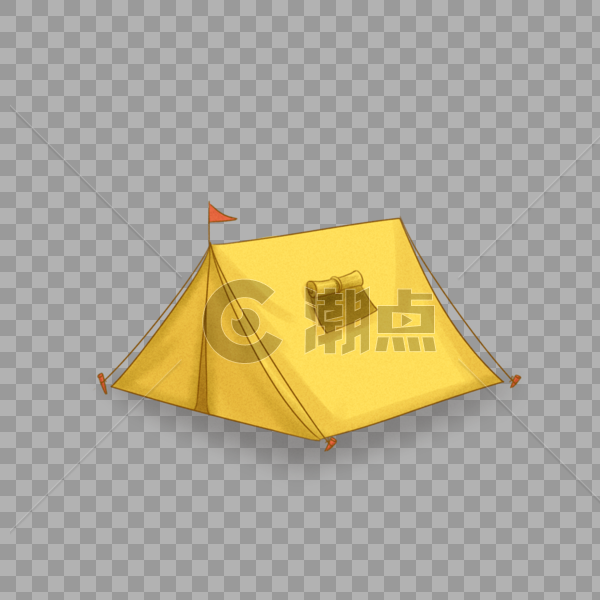 黄色的帐篷图片素材免费下载