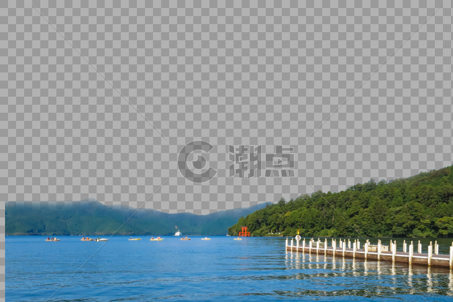 湖边的风景图片素材免费下载