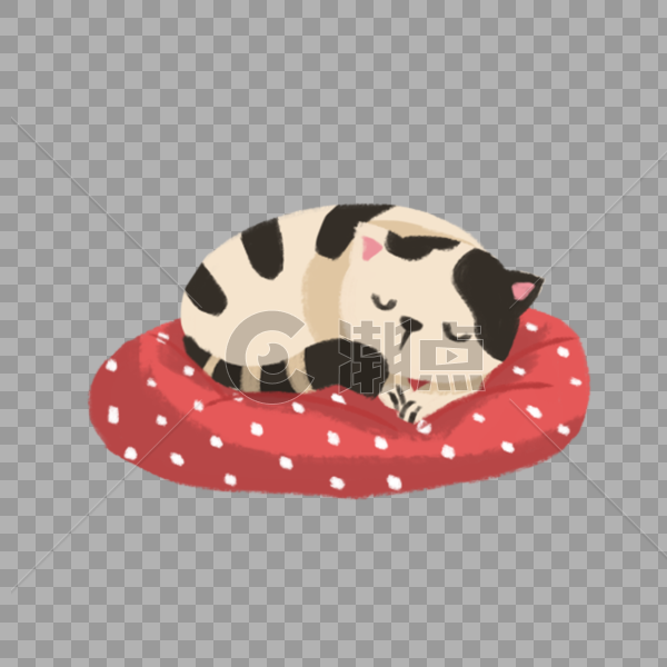 睡觉的小猫图片素材免费下载