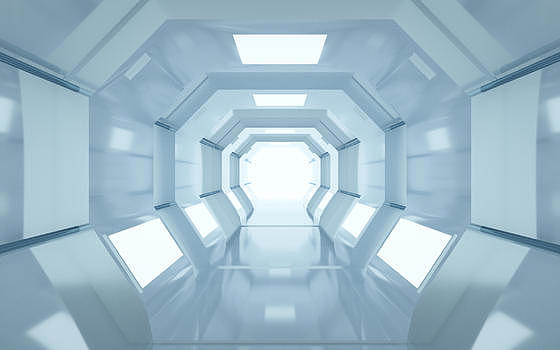 科技空间隧道图片素材免费下载