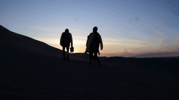 沙漠人群GIF图片素材免费下载