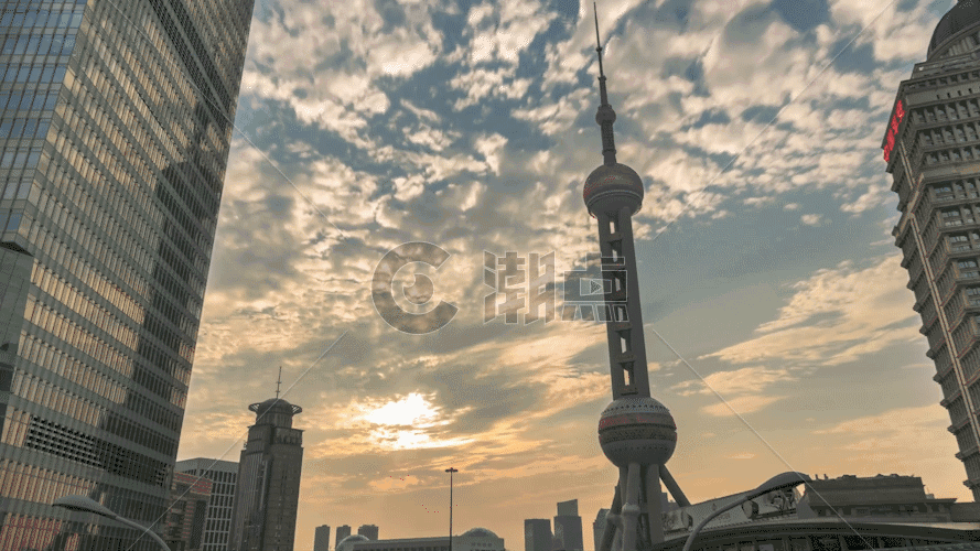 上海城市建筑GIF图片素材免费下载