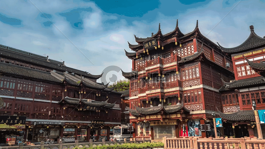 上海 城市风光GIF图片素材免费下载