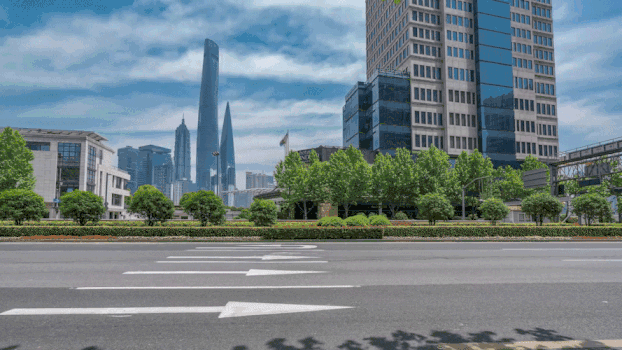 上海城市延时GIF图片素材免费下载