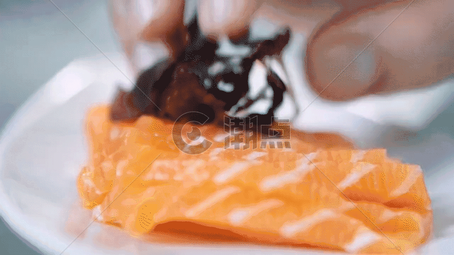 美食三文鱼GIF图片素材免费下载