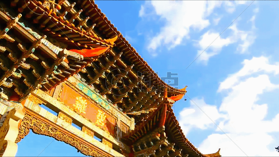 云南城市风景GIF图片素材免费下载