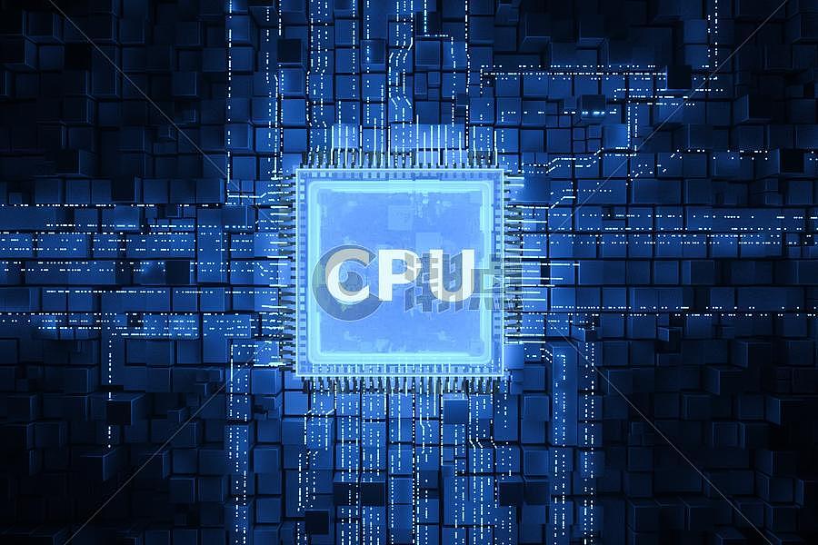 科技CPU芯片场景图片素材免费下载