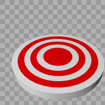 圆形红色箭靶图片素材免费下载