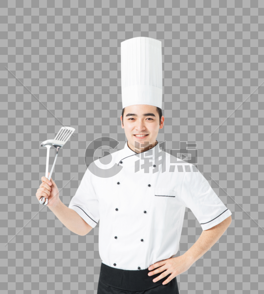 厨师拿大勺图片素材免费下载