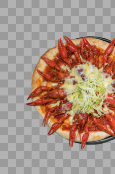 小龙虾披萨图片素材免费下载