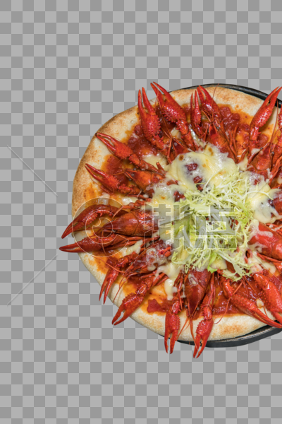 小龙虾披萨图片素材免费下载