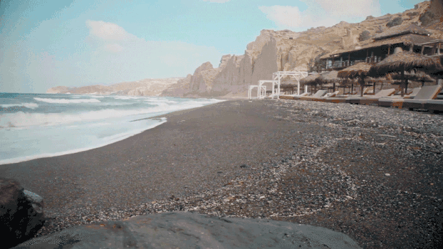 海滩海浪沙滩GIF图片素材免费下载