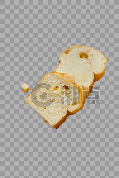 切块乳酪面包图片素材免费下载