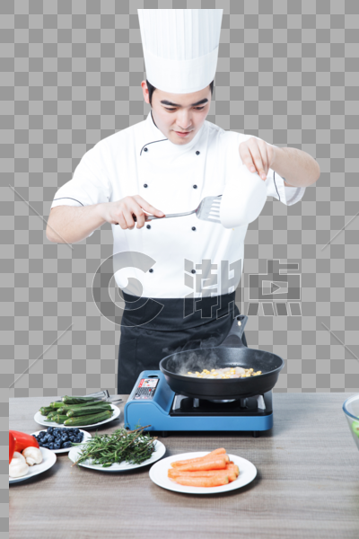 厨师炒菜图片素材免费下载