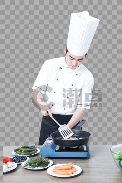 厨师炒菜图片素材免费下载