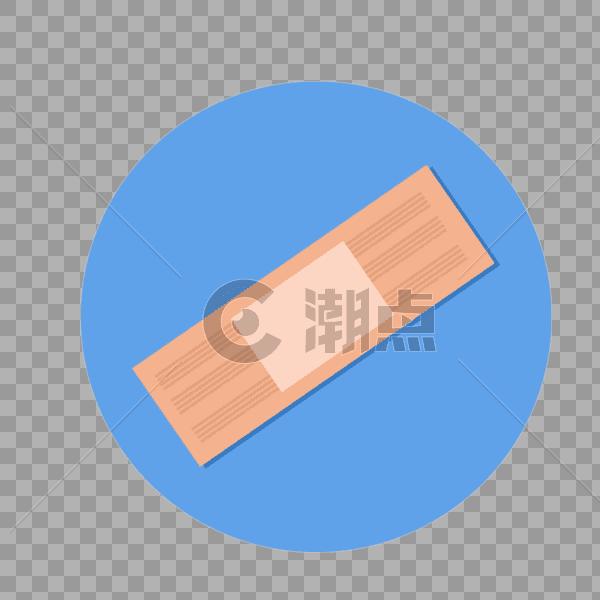 创可贴卡通扁平图片素材免费下载