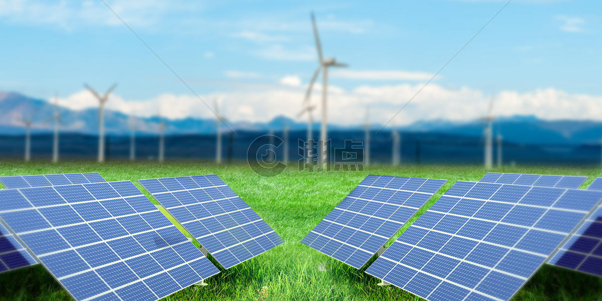 再生能源光伏发电图片素材免费下载