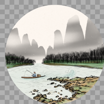 中国风桂林山水图片素材免费下载