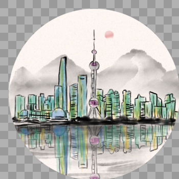 中国风城市图片素材免费下载