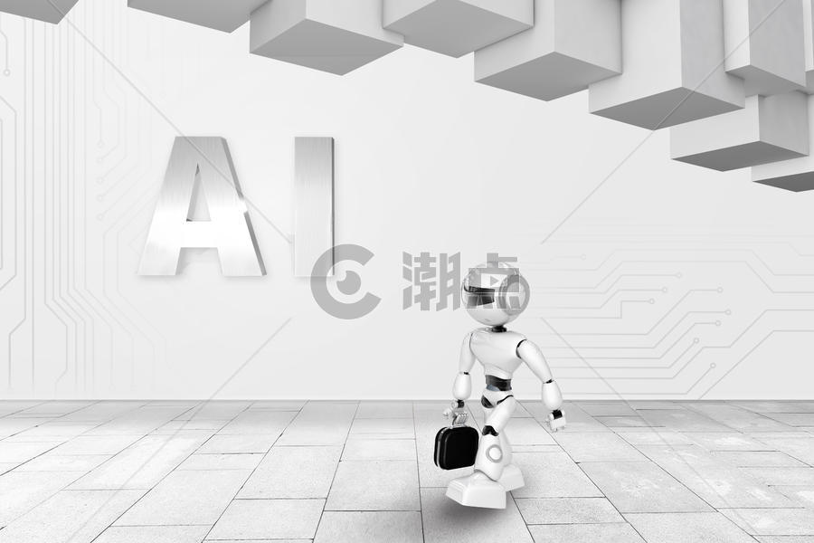 AI人工智能机器人图片素材免费下载
