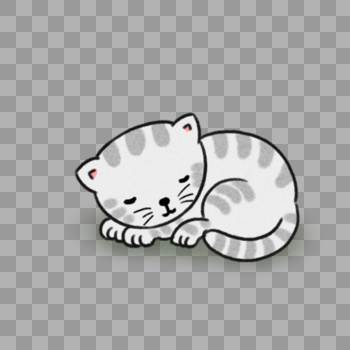 睡觉的小猫图片素材免费下载