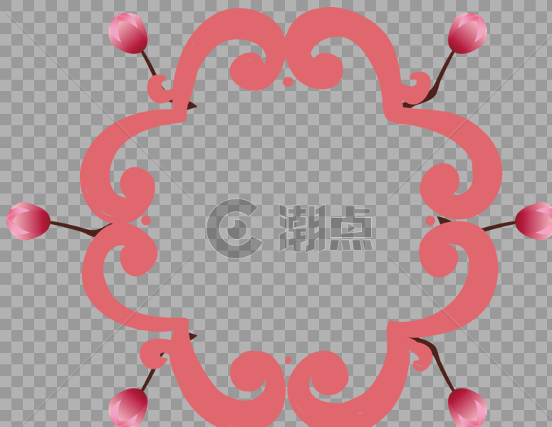 花朵花边边框图片素材免费下载