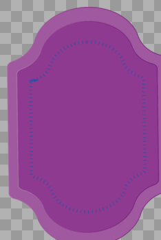 紫色长型边框图片素材免费下载